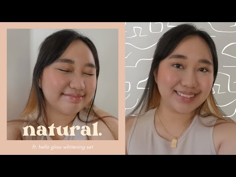 The Secret To Natural Radiance? (ft. Hello Glow All Natural Whitening Set) | Ayessa Munich