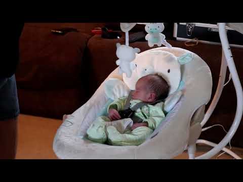 Ingenuity Inlighten Cradling Swing. Reviewing And Assembling.  Is It Really That Good?