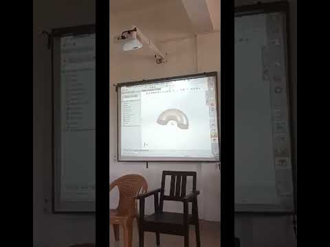 Glimpse of my 3D CAD demo @ a Polytechnic near Mangalore during November 2023 #3Dcad #training