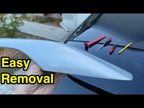 How to remove roof rack covers on your car - easy trick!