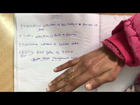Lecture 01   Basics of DBMS