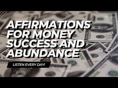 The best affirmation | Listen every day! Affirmations for MONEY 💰 SUCCESS 🏆 AND ABUNDANCE 🔥