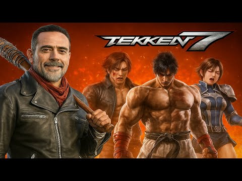 negan going on a rampage papi!!!!!!!!! | Tekken 7 | LIVE Part 2