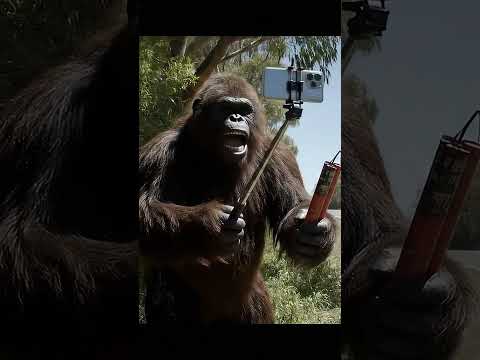 Prankless Harms with Bigfoot #viral #bigfoot #funny #bigfootvlog #foundfootage #vlog #ai #bigfootai