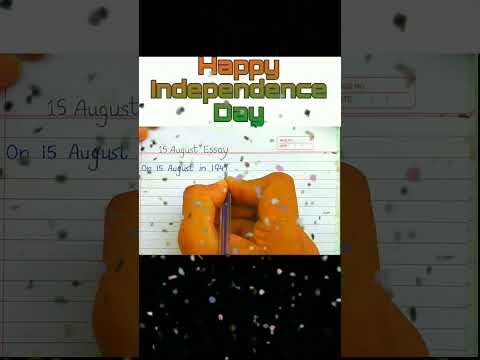 HAPPY INDEPENDENCE DAY 🇮🇳 | ESSAY ON INDEPENDENCE DAY |