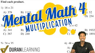 ASVAB Math - Mental Math: Multiplying (No Calculator)