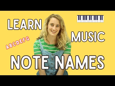 Learn the Note Names! | Kids Music Lessons