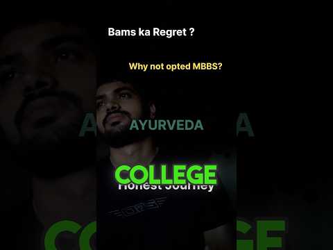 Choosing BAMS after NEET2025⁉️DO I REGRET IT 😱| Final Year Version