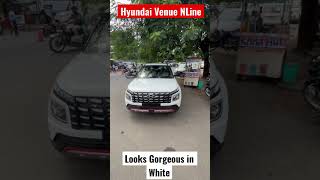 All new Hyundai Venue N-Line Looks Gorgeous in white #shorts #hyundai #venuenline #hyundaivenue