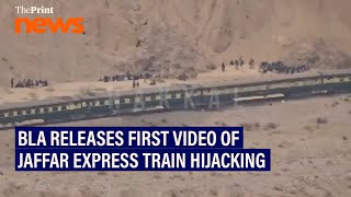 Baloch Liberation Army releases first video of Jaffar Express Train hijack in Pakistan