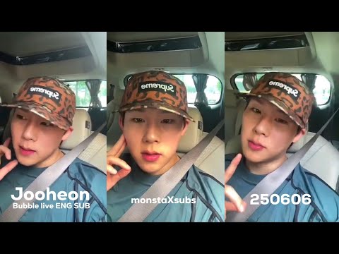 [ENG SUB] Jooheon Bubble live 250606 #monstax #monbebe #jooheon #shownu #kihyun #minhyuk #hyungwon