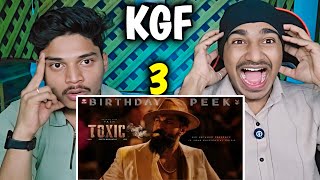 Toxic: Birthday Peek Reaction | Rocking Star Yash | Geetu Mohandas |