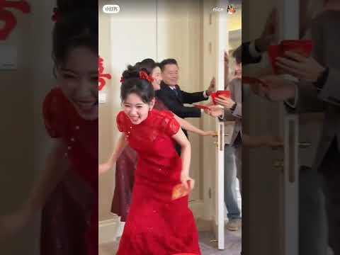 #best chines girl boyfriend video# beautiful dres in red colours in koren girl #happy video girl||