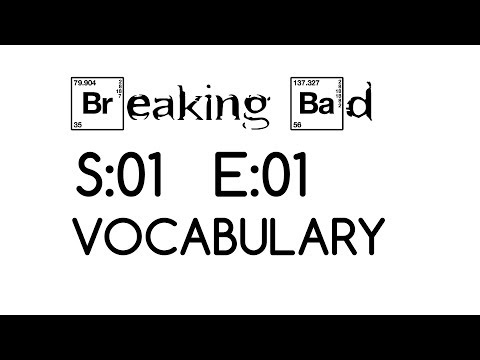 Breaking Bad Season 1 Episode 1 Vocabulary #26