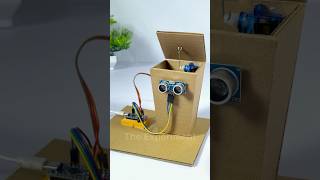 Smart Dustbin #dcmotor #Arduino #DIYProjects #Automation #Robotics #sciencefair #youtubeshorts