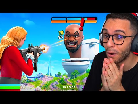 INCONTRO UNO SKIBIDI TOILET GIGANTE su FORTNITE!!