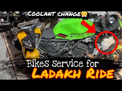RTR 310 ka Clutch Plate jal gya 😥 Coolant Leak | Ladakh Series | #youtube #service #ladakhtrip 