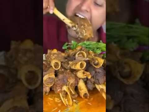 Challenge nalli mutton khatm nahin Ho payega #food #mutton #eating #muttoncurry #muttonchops #food