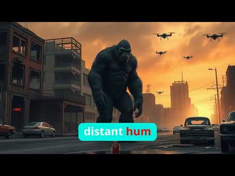 🔤 Bigfoot Walks the Ruins of Humanity | Post-Apocalyptic Legend | Milky AI World#BigfootAI#AIVideo