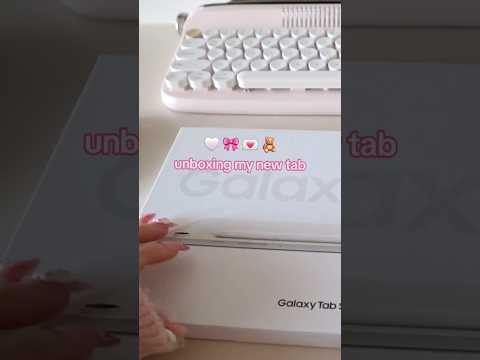 ASMR Unboxing 📦💗 Samsung Galaxy Tab S9 | Aesthetic Samsung Tablet Customization  #unboxing #tablet