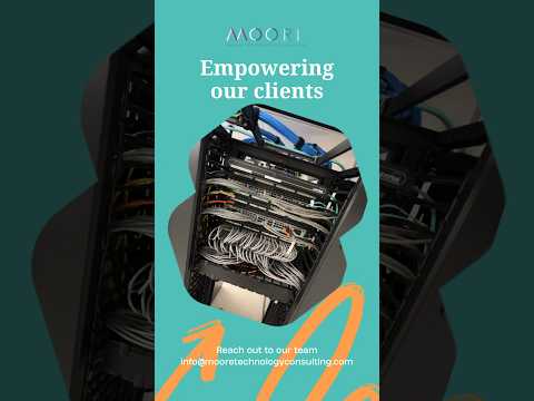 Empowering our Clients #technology #cyberattacks #manageditservices #cablemanagement