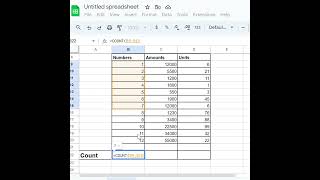 How to COUNT the Numbers or Data. #excel #exceltips #exceltutorial #exceltricks #exceltricksandtips