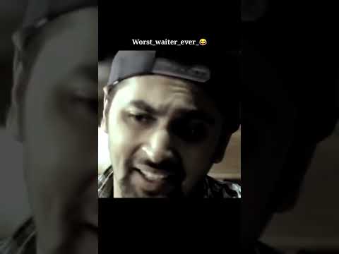 Ashish Chanchlani || Worst waiter ever || #ashishchanchlani #ashishchanchalani #youtubeshort #funny
