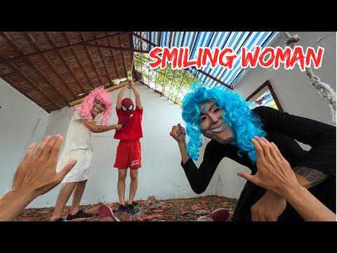 Smiling Woman Chases Team Spider Man Part 18 | Horror Parkour POV