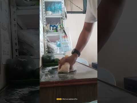 Kneading of dough for Pizza