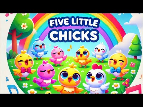 Chick Nursery Rhyme | Learn Colors with Baby Chicks - Fun Kids Song