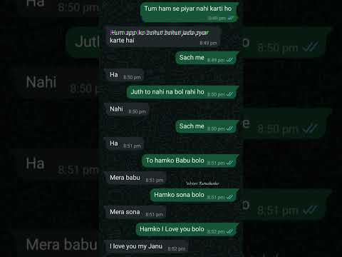 My Love WhatsApp Chatting ❣️🌹 #lovestatus #love #reels #video #story #status #training #shayari