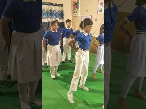 Aerobic dance in our school #educational #school #aerobic