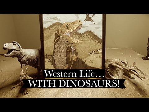 Western Life…WITH DINOSAURS! | Tyrannosaurus Sci-fi Paleoart