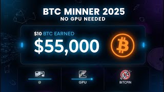 💻 Mine $10 in Bitcoin in 15 Minutes | BTC Miner for PC (No GPU, 2025 Demo)