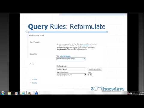 SharePoint 2013 Tutorial: Optimizing SharePoint 2013 Search Relevance