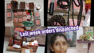 Last week orders dispatched karunkali products and ⚜️sashti brand ⚜️ organic pooja products 🐄🪔