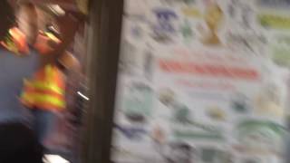 Inside Of A BRT Elevated Gate Car