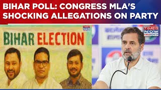 Bihar Elections: Congress MLA Afaque Alam Alleges Ticket Sales by Party High Command