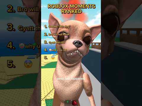 ROBLOX MOMENTS RANKED #shorts #roblox #funny #moments #ranked #gaming
