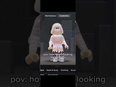 my old avatars were something.... #roblox #videogames #edit