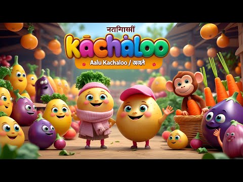 आलू कचालू Aloo Kachaloo Beta Kahan Gaye The | Popular Hindi Song | Hindi Nursery Rhyme