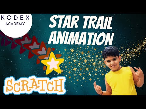 🔥 "How to Make a Star Trail Animation in Scratch | Easy Scratch Project Tutorial" - Kodex Academy