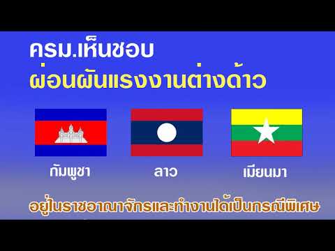 โครงการประชาสัมพันธ์การจัดการปัญหาแรงงานต่างด้าว