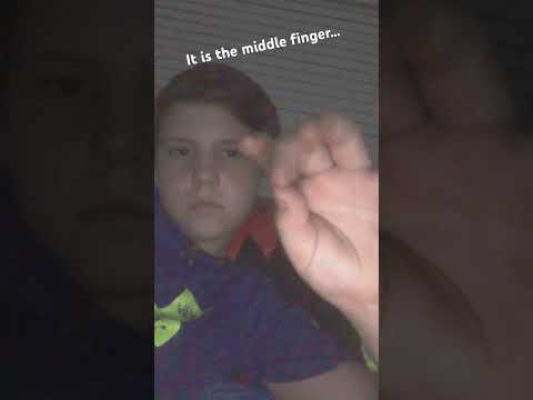 The middle finger