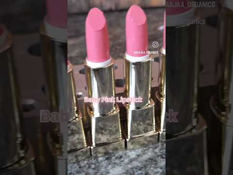 Baby Pink Lipstick!!! 100% Organic & lab tested.. #lipsticks #lipcare #raajaaorganics #jaarshi