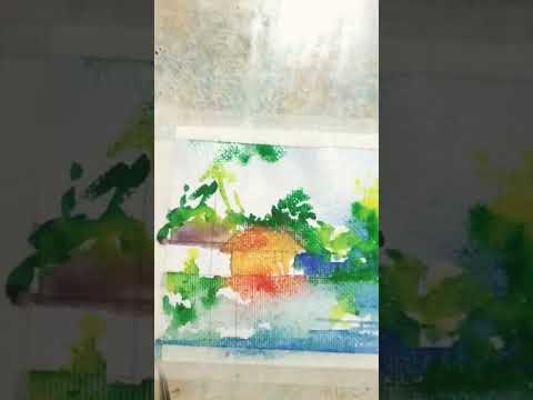 Landscape painting#shorts#landscape #painting