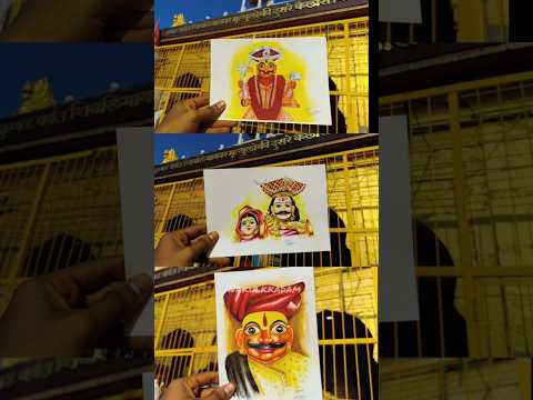 khanderao maharaj painting jejuri #jaymalhar  #khandoba