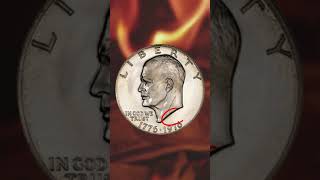 The Rarest 1976 Eisenhower Dollar Ever Made #coin #dollar #coincollecting #treasurehunt #rarecoins
