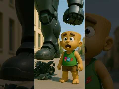 DESTROYER! 🤖 Giant Robot vs Upgraded Bike (Who Wins? 🏆)