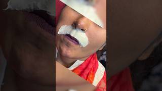 Upper lips waxing by rica braziliyan wax/ #shots #ytshorts #upperlipswaxing #trending #viral #makeup